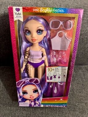 Rainbow High Purple Violet Willow Fashion Doll - Swim & Style Beach Line